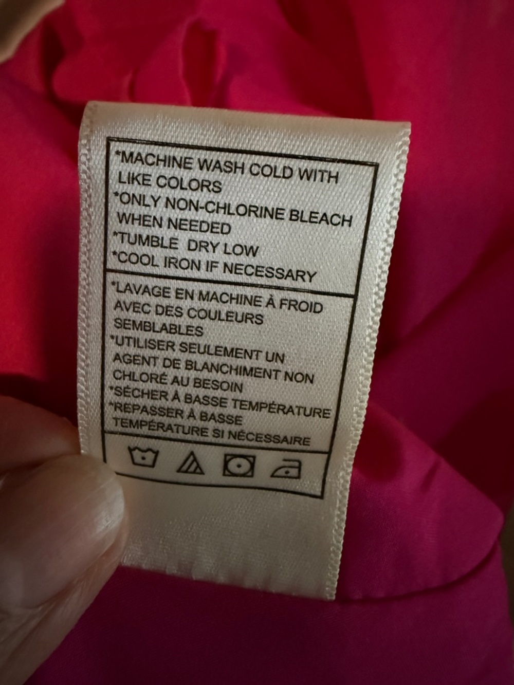 Steve Madden Fuchsia Pink Strappy Mini Dress Size Large NWT - Picture 7 of 7